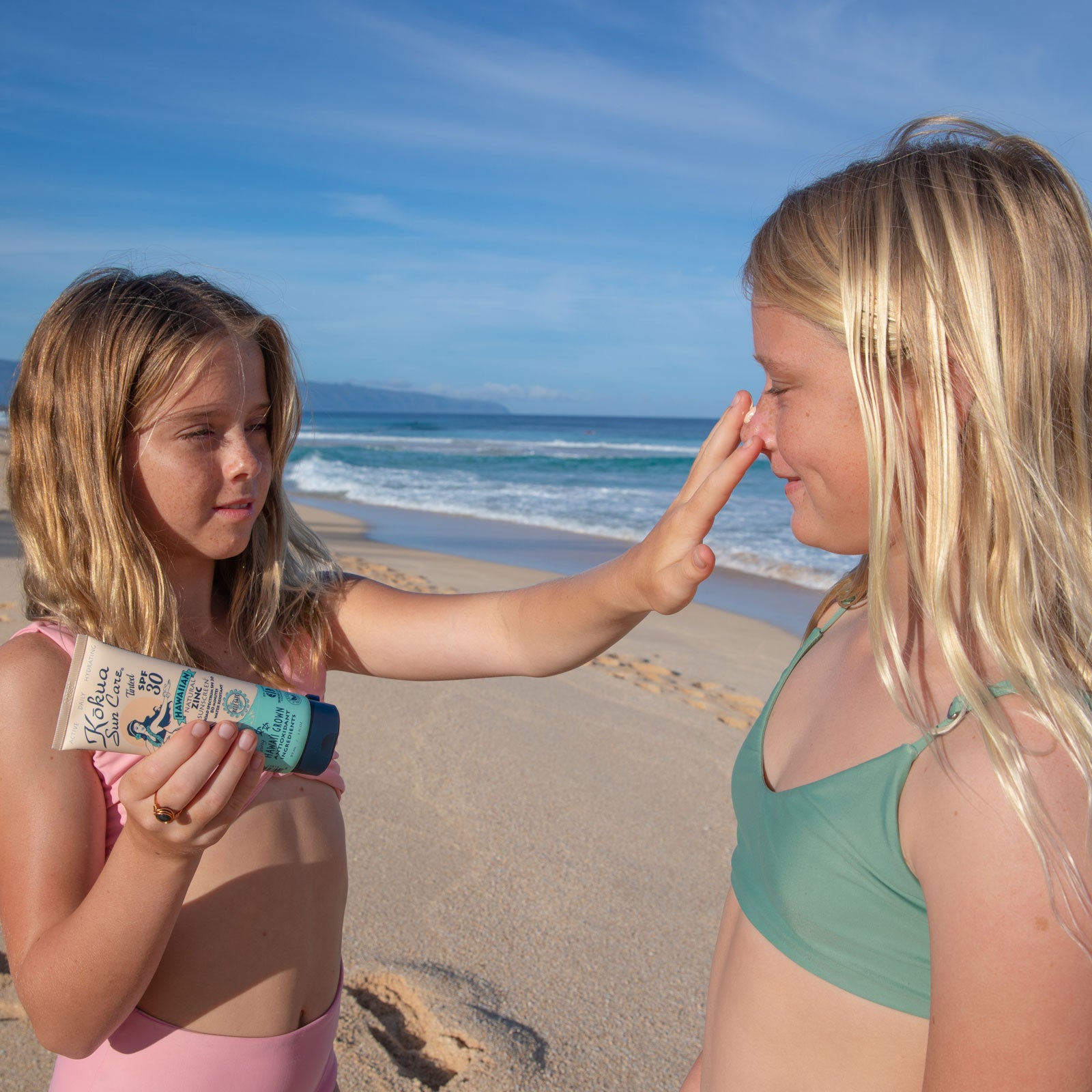 3 oz SPF 30 Tinted Hawaiian Natural Zinc Sunscreen 80 Min Water Resistance Daily/Active/Moisturizing